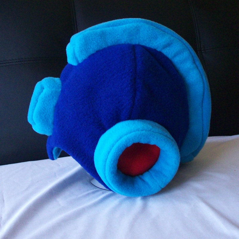 Mega Man Full Helmet Fleece - Child to Adult Sizes - Custom Colors