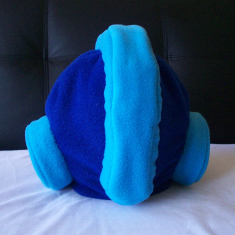 Mega Man Full Helmet Fleece - Child to Adult Sizes - Custom Colors