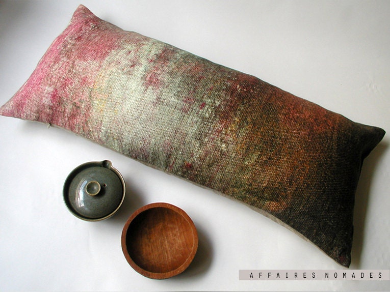 Linen Smart Cushion. Insert Included .. Light in the Forest  / FRAGMENTS