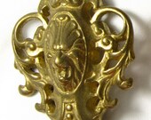 Lamp Part Pillar Column Solid Cast Unfinished Brass Custom Made with Lion Face