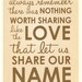 Avett Brothers Love That Let Us Share A Name Print 8.5x11 - Under 10 Sale