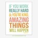 8x10 Amazing Things Will Happen Conan O'Brien Quote Print