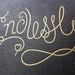 ON SALE // 60% Off Endlessly Letterpress Print