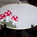 Toadstool Trio Embroidery Hoop -FREE SHIPPING-