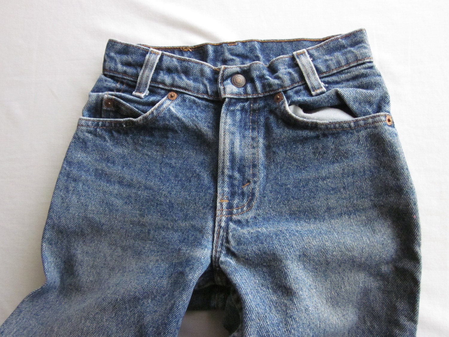 Vtg Distressed Levi's Kids Jeans-- Made in U.S.A.