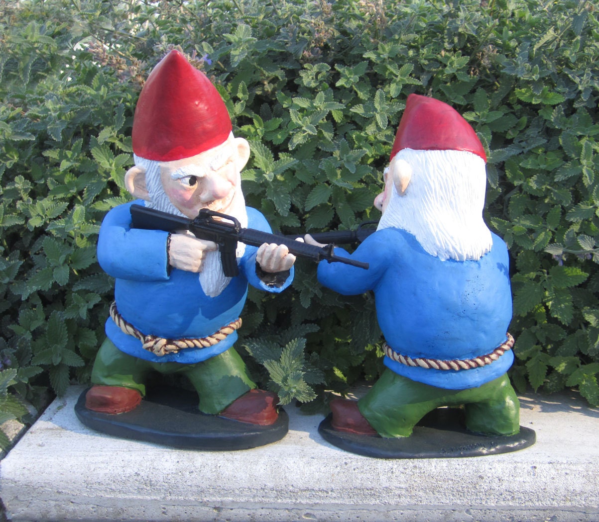 Combat Garden Gnome (in standing position with M-16)