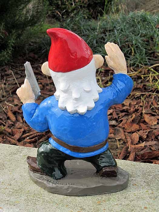 Combat Garden Gnome Officer with Pistol