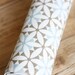 Cloth Placemats - Blue with Greyish Brown Design - Set of 2
