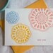 50% OFF SALE - Letterpress Easter Card - Set of 6