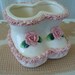 Vintage 50s Bootie Planter - Baby Girl
