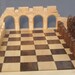 Isle of Lewis Chess Set  etsy handmade hand carved chess set chess pieces chess board
