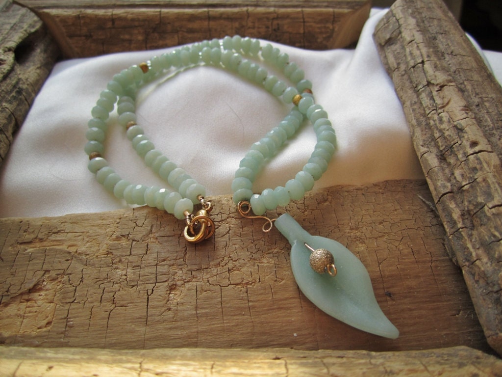 Amazonite Lightblue Necklace with Pendant