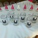 Wedding champagne flutes, Personalized Bride dress and Groom tuxedo champagne glasses or wine and beer glasses set of 2