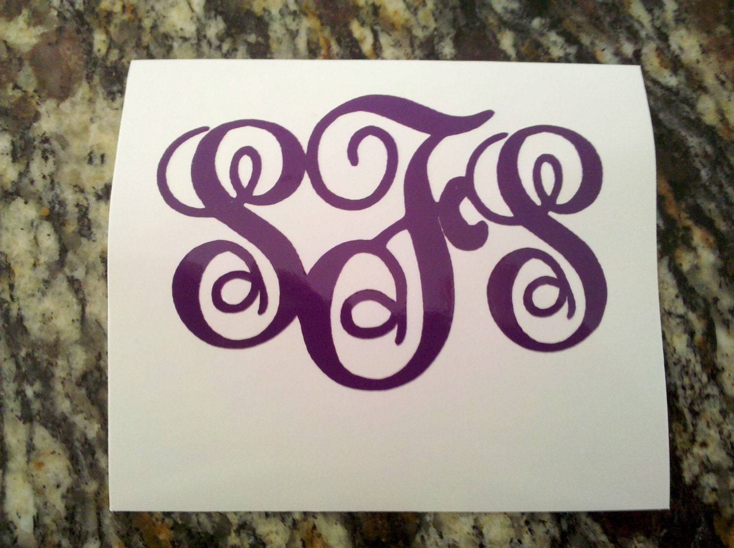 Rain boot decals, Personalized vinyl monogram set of 2 for rainboots, wedding favors, wine glasses, laptop or cell phone