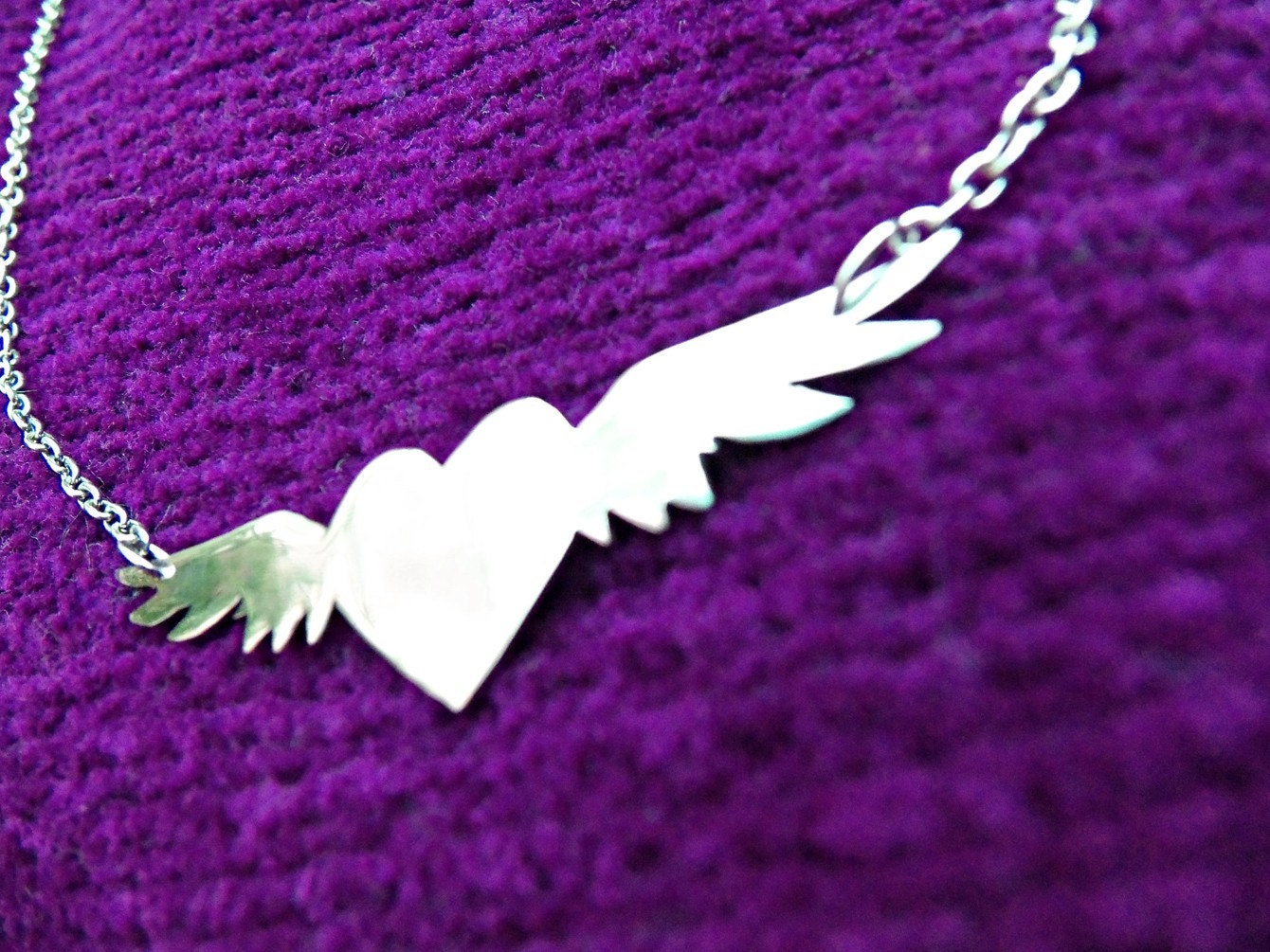 Winged Heart Necklace