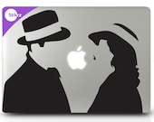 MAC DECAL vinyl laptop stickers Wall Computer Geekery- Love at First Sight- Removable Decal 36