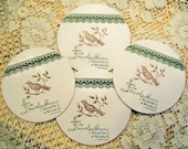 Coasters-Drinks Coaster-Paper Coasters-Emily Dickinson HOPE Coasters Set of 4
