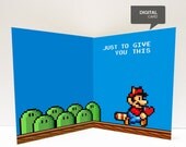 Super Mario Valentine's Day Love Printable Card