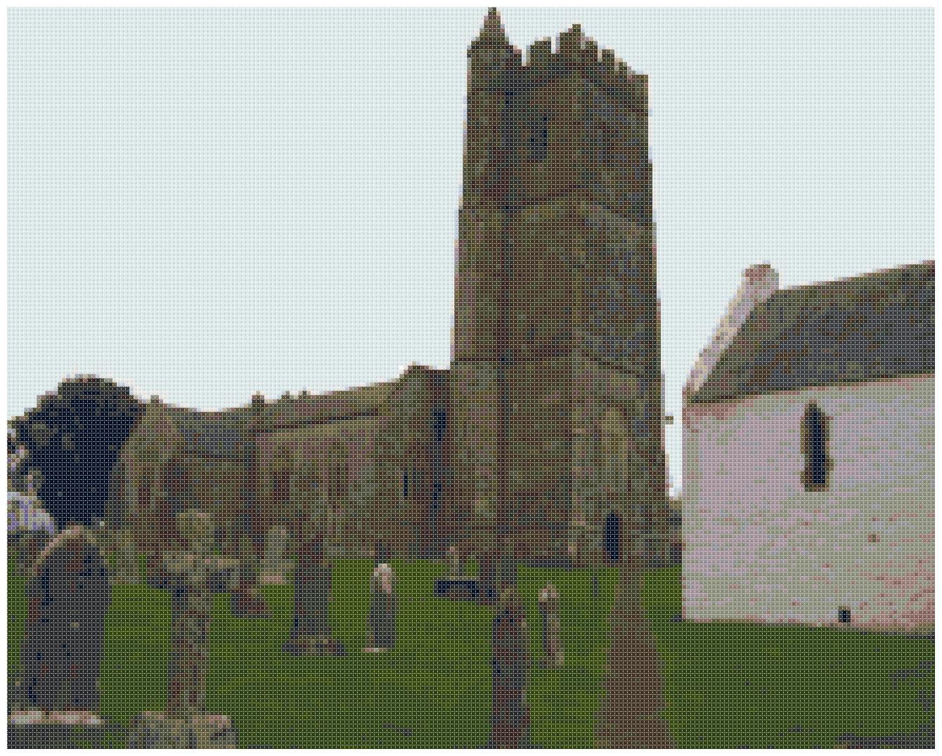 Your Photo Custom Cross Stitch Pattern PDF