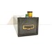 Vintage Industrial Metal Card File Cabinet in Dark Green