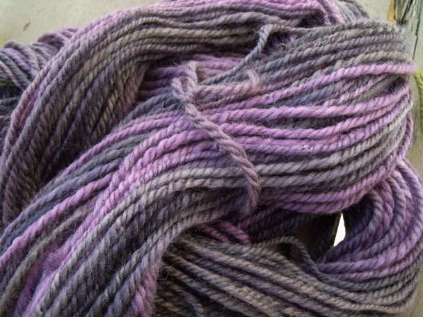 Hand Spum Falkland--about 130 yards worsted/aran weight yarn