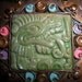 Vintage  Large Copper Pendant Necklace  from Mexico