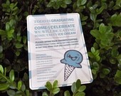 Invitation - "Bird Ice-cream" - Digital File