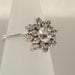 Gold Ring, pure natural white Ceylon Sapphires,handmade Art Deco Payment Plan is available. P-053-1