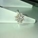 Gold Ring, pure natural white Ceylon Sapphires,handmade Art Deco Payment Plan is available. P-053-1
