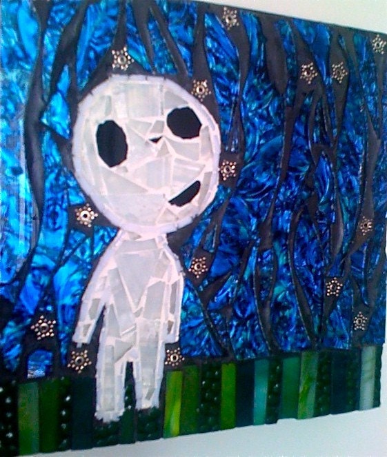 Items similar to kodama japanese tree spirit standing on Etsy