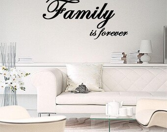 Items similar to Family Journey to Forever Vinyl Wall Art Decal on Etsy
