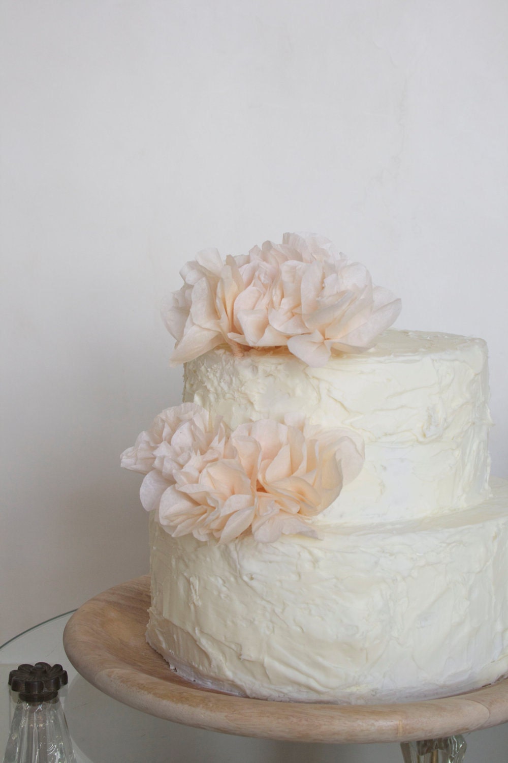 Peach Flower Cake Toppers (50)