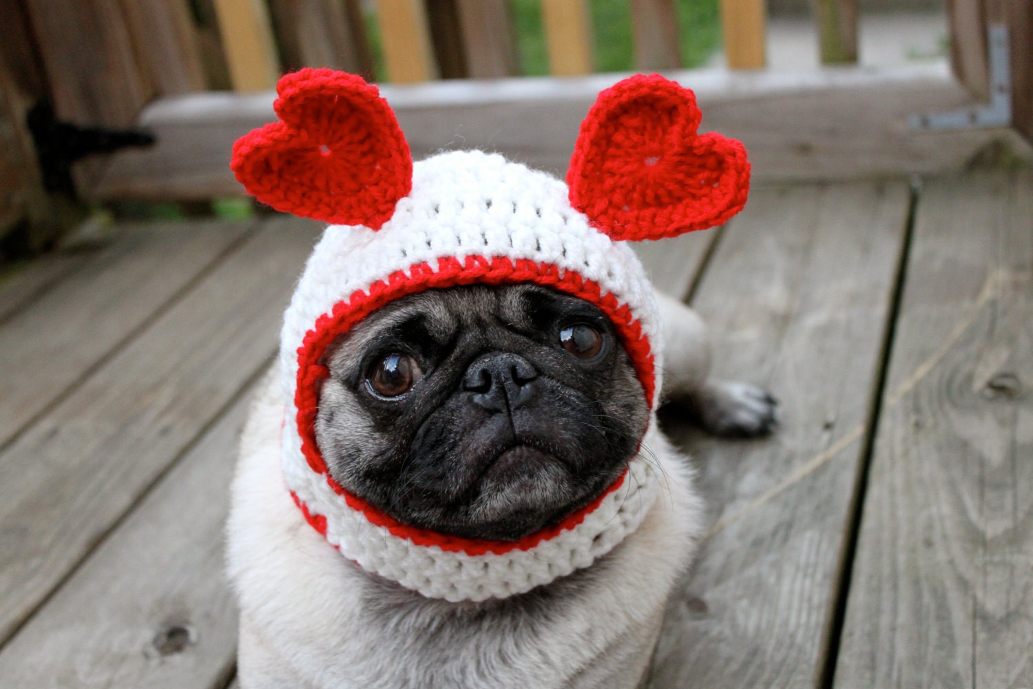 Dog Hat - Sweetheart Be Mine/ Made to Order