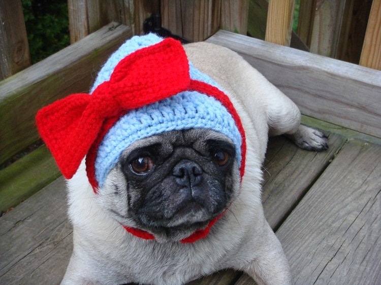 Little Sailor Girl Dog Hat / Made to Order