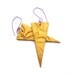 Geometric jewelry, Gold statement triangular earrings, Fashion Jewelry, yellow, Polymer clay handmade on Etsy