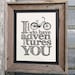 Bicycle Art Print - 8x10 "I want to have adventures with you" - Typographic print