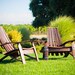 Wine Barrel Adirondack Chair