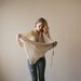 Chanky Scarf Beige-Cream, Loop Scarf Spring Fashion