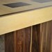 Dining Table: Pedestal Design in Beautiful, Bold Maple & Walnut