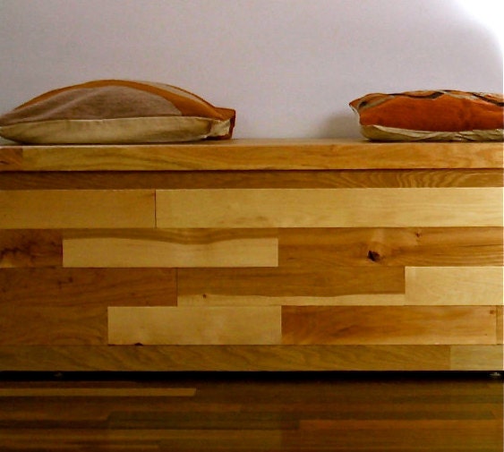 Storage Bench - Reclaimed Timber In a Bold Design