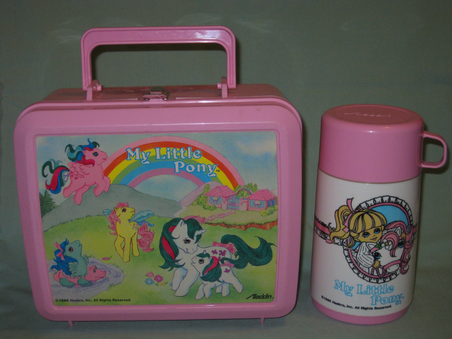 1986 My Little Pony Lunchbox and Thermos