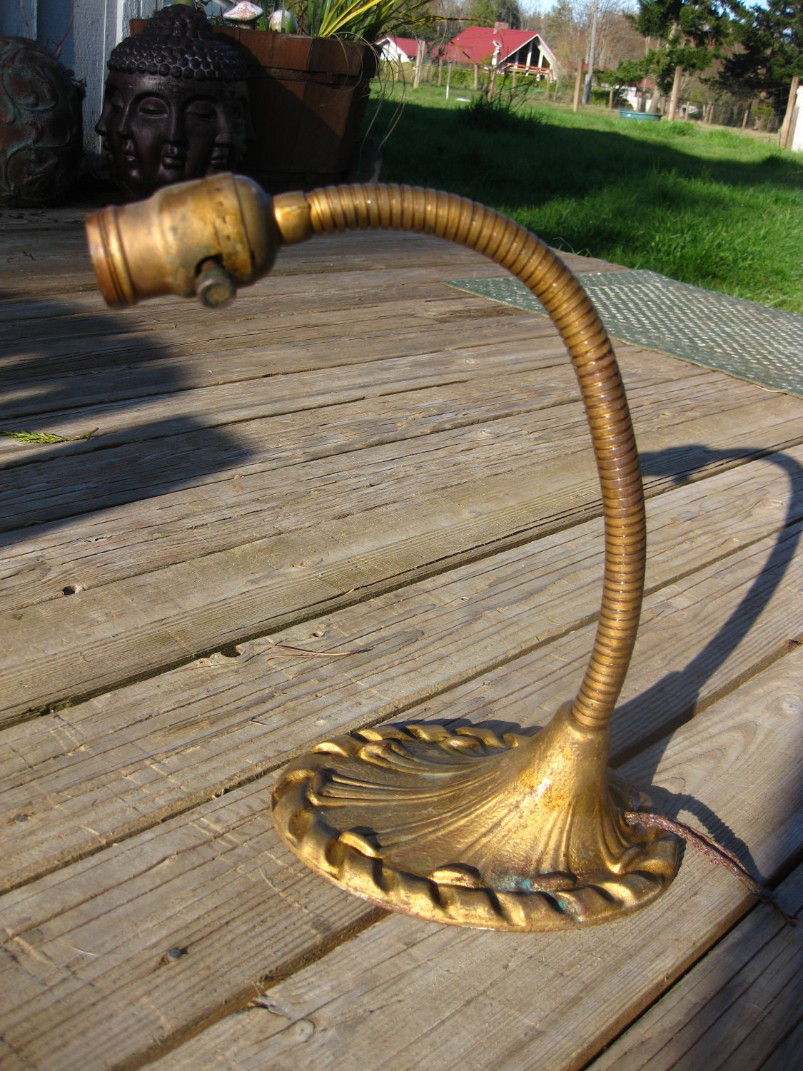 Antique Table Lamp Base