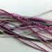 Feather Hair Extensions Loose - Hot Pink Black Grey Mix - 3 Long hair feathers for feather extensions