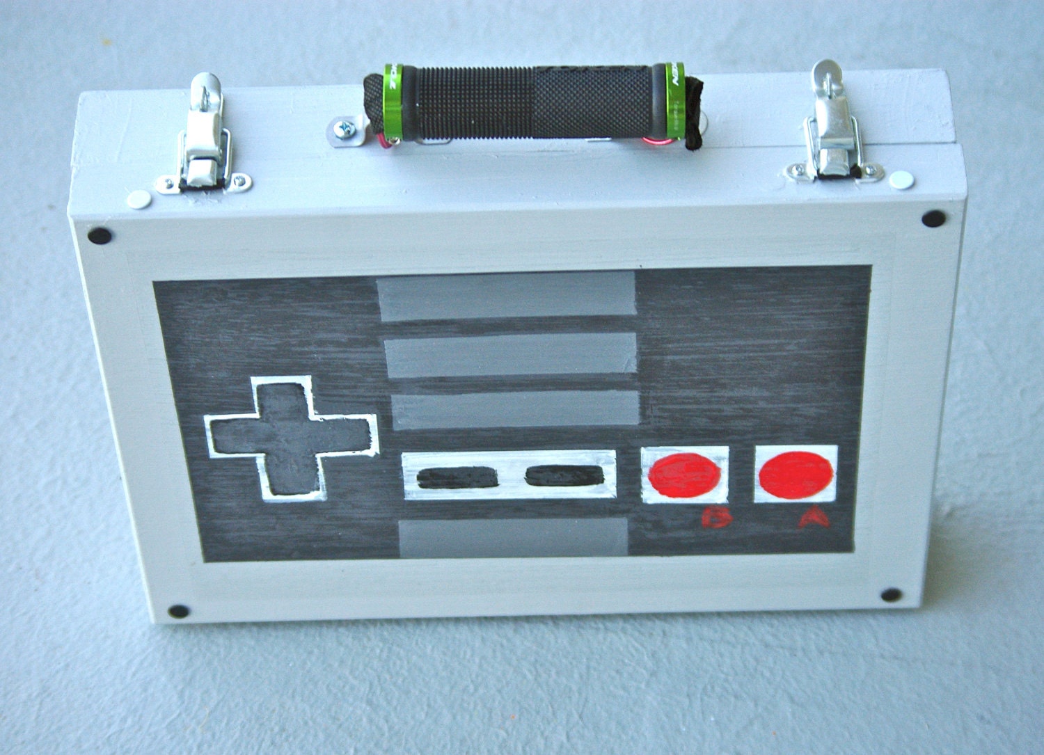 SALE Nintendo Controller Case Suitcase recycled geeky NES Briefcase Computer PC Mac Attache Laptop Bag gamer hubby boyfriend anniversary