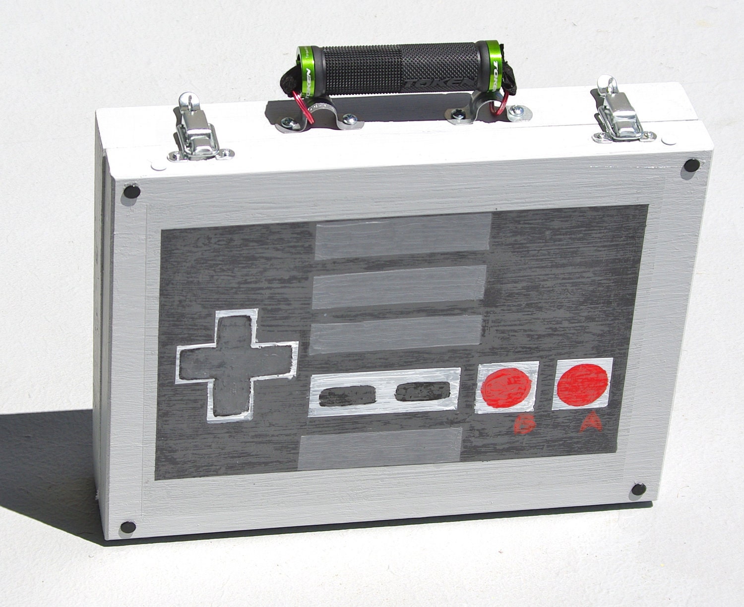 SALE Nintendo Controller Case Suitcase recycled geeky NES Briefcase Computer PC Mac Attache Laptop Bag gamer hubby boyfriend anniversary