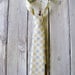 Toddler Tie Set - Blue and Yellow Little Boy Ties - Baby/Toddler Ties - Boys Ties - Blue Yellow Gingham - Boys Photo Prop - Neck ties
