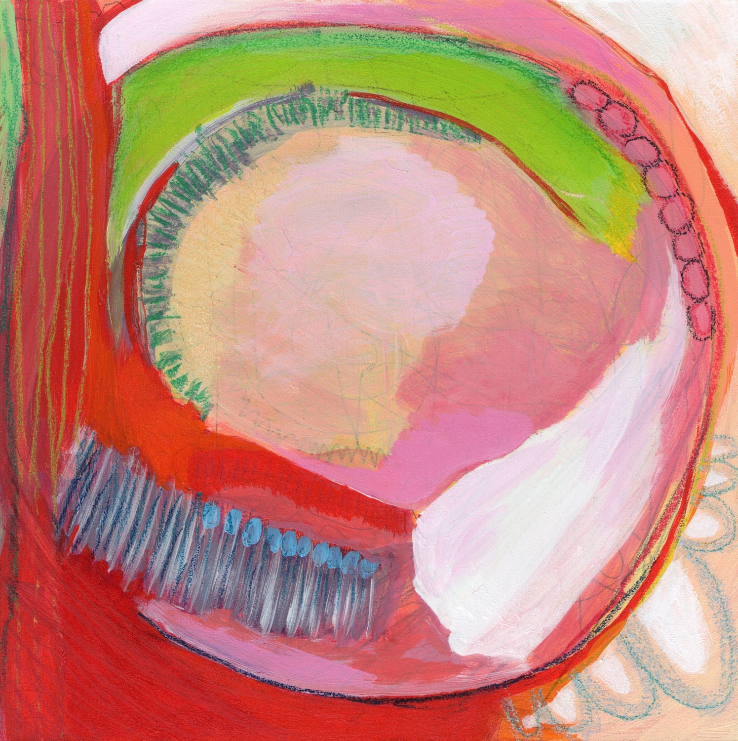 Fine Art PRINT, Abstract Art - 12x12"