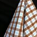 SALE Boys Blanket Blue and Brown Plaid Flannel 32 x 32 Square Ready to Ship Kid Bedding Child Warm Accessories Baby Gift