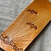 Leather Bookmark - Ocean Sunset Design - Hand Tooled - Nautical