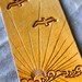 Leather Bookmark - Ocean Sunset Design - Hand Tooled - Nautical